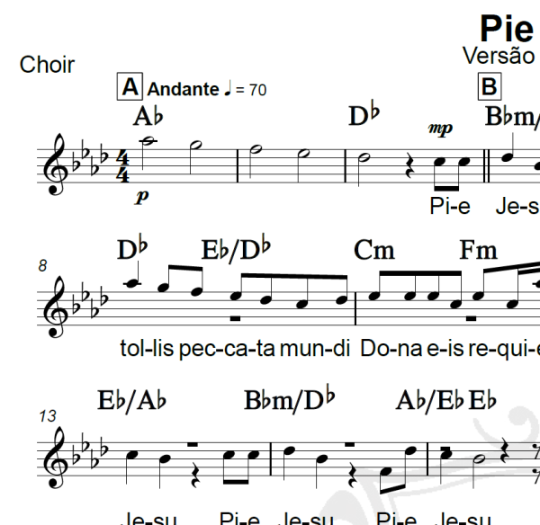 Pie Jesu - Arranjo Coral