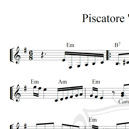 Piscatore 'e Pusilleco - Piano