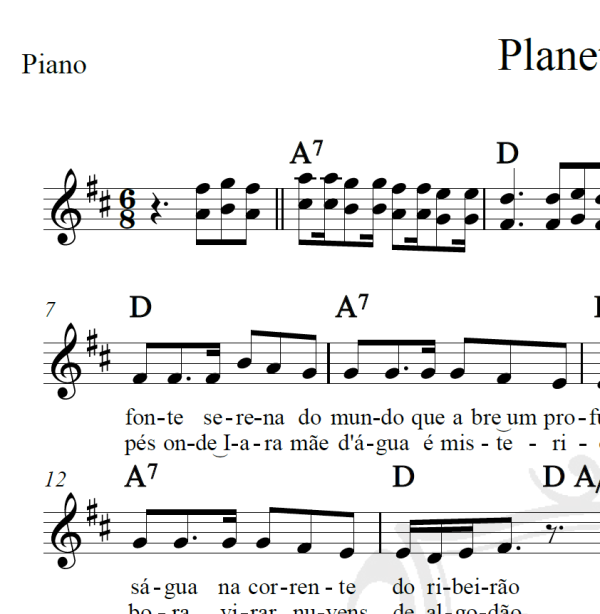 Planeta Água - Guilherme Arantes - Piano/Vocal