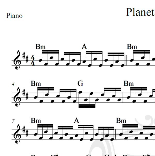 Planeta sonho - 14 Bis - Piano/Vocal