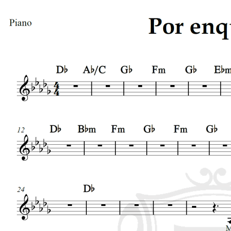 Por enquanto - Legião Urbana - Piano/Vocal