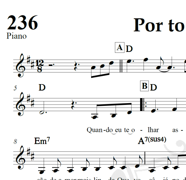 Por toda vida - Voices - Piano/Vocal