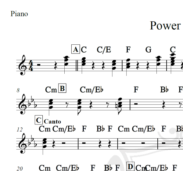 The Power of love - Huey Lewis - Cifra