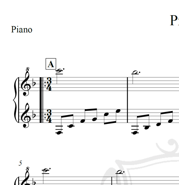 Pray - Piano