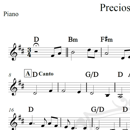 Preciosa Graça - Piano