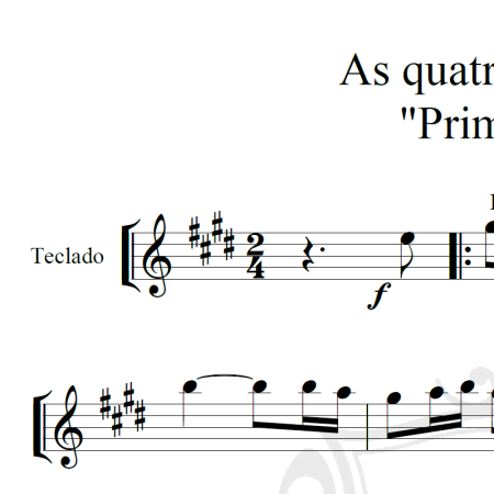 Primavera - Vivaldi - Piano