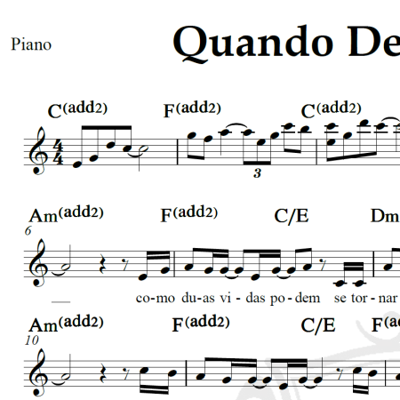 Quando Deus criou você - Tatiana Costa e Leonardo Gonçalves - Piano/Vocal