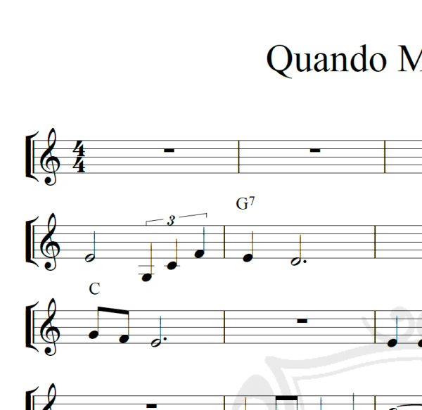 Quando M'innamoro - Piano