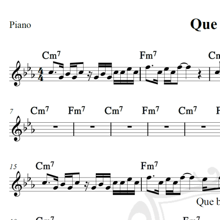 Que beleza - Tim Maia - Piano/Vocal