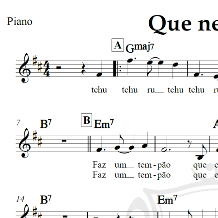 Que nem maré - Jorge Versillo - Piano/Vocal