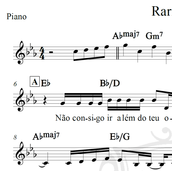Raridade - Anderson Freire - Piano/Vocal