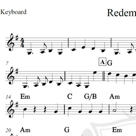 Redemption song - Bob Marley - Piano