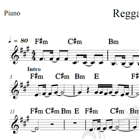 Reggae Power - Natiroots - Piano