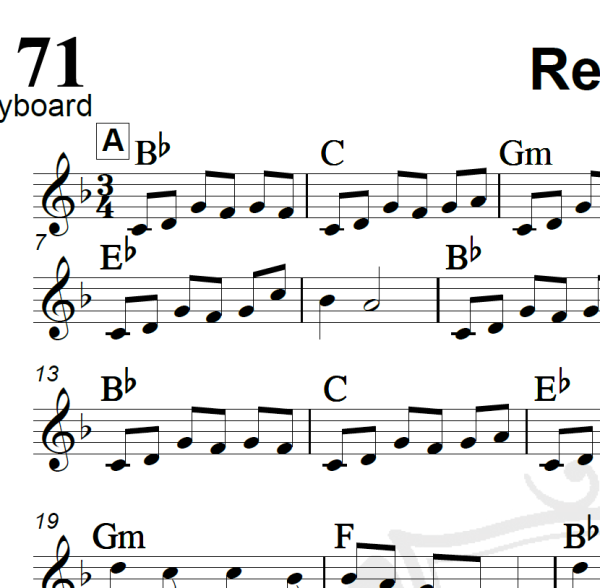 Resist - Rush - Piano/Vocal