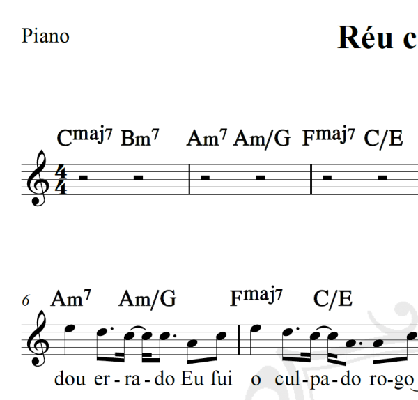 Réu confesso - Tim Maia - Piano/Vocal