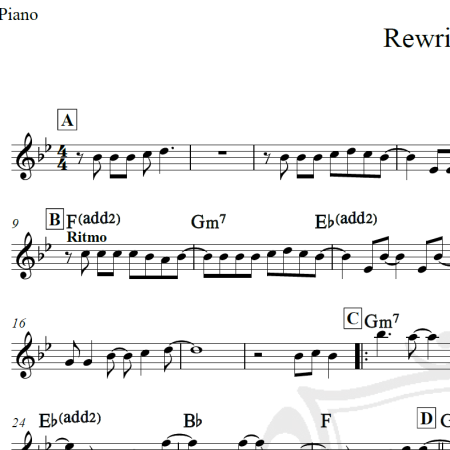 Rewrite the stars - Anne-Marie e James Arthur - Piano