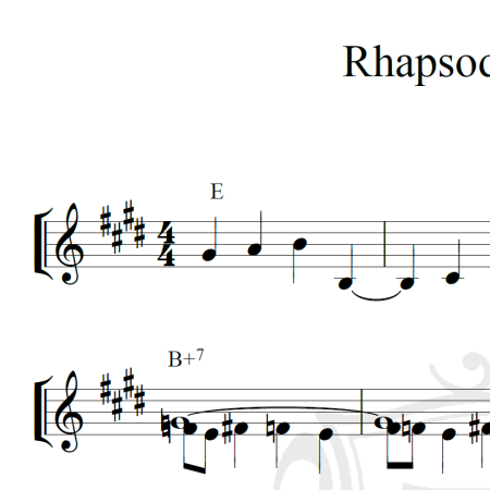 Rhapsody in Blue - Gershwin - Piano