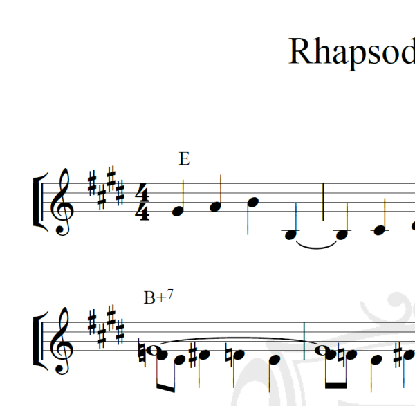 Rhapsody in Blue - Gershwin - Piano