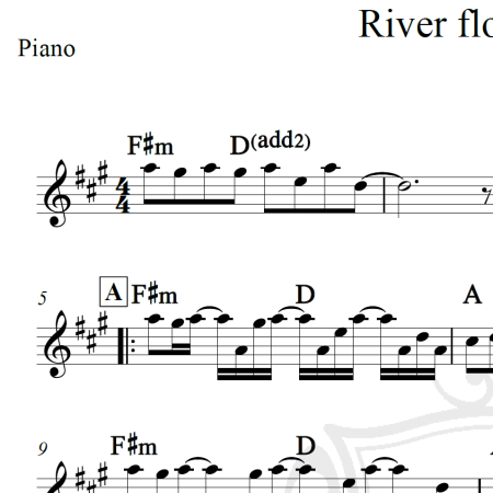 River flows in you - Yiruma - Piano