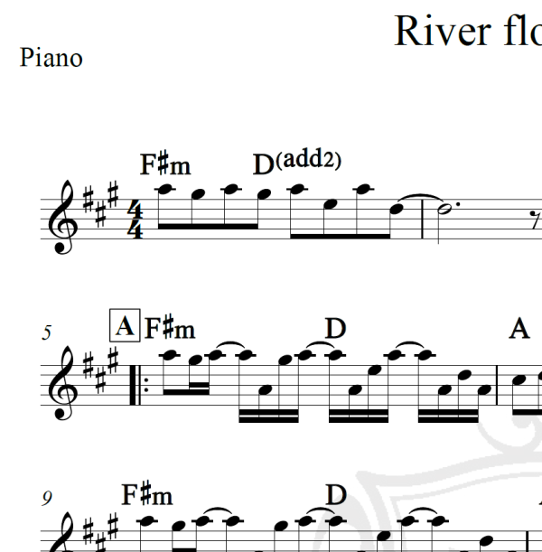 River flows in you - Yiruma - Piano