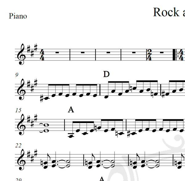 Rock and Roll - Led Zeppelin - Cifra