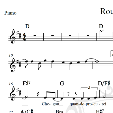 Rouxinol - Milton Nascimento - Piano/Vocal