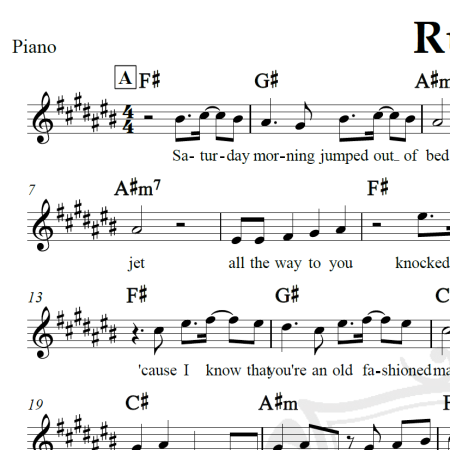 Rude - Magic - Piano/Vocal