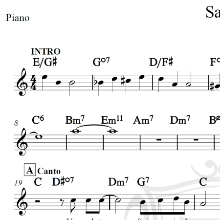 Sabiá - Tom Jobim e Chico Buarque - Piano/Vocal