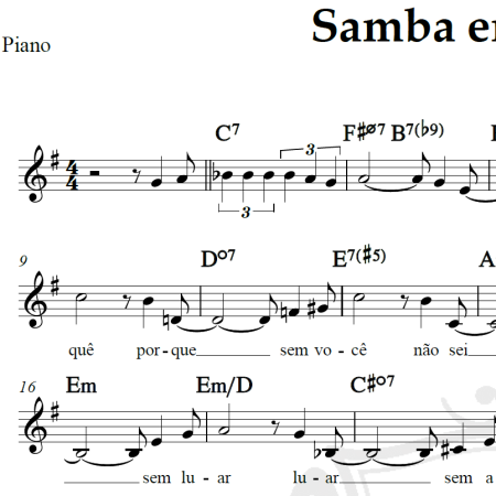 Samba em Prelúdio - Baden Powell e Vinicius de Moraes - Piano/Vocal