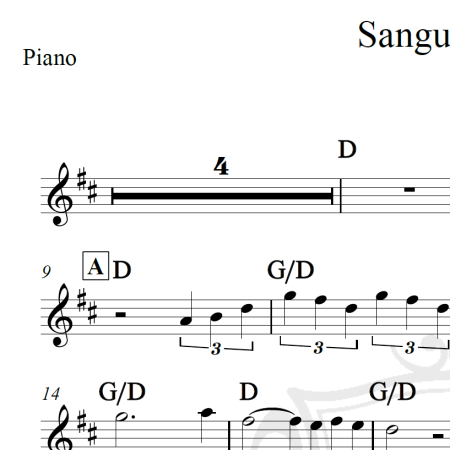 Sangue latino - Secos e Molhados - Piano