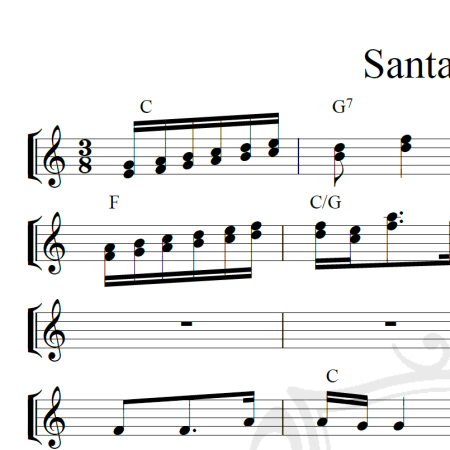 Santa Lucia - Piano