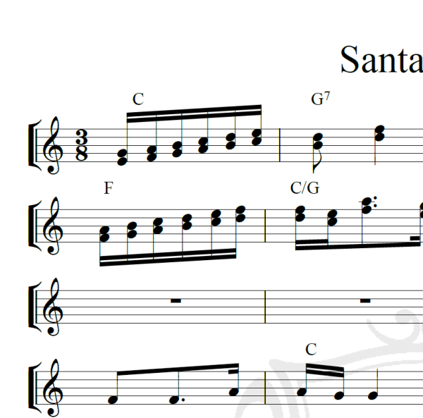Santa Lucia - Piano