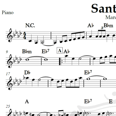 Santíssima - Piano