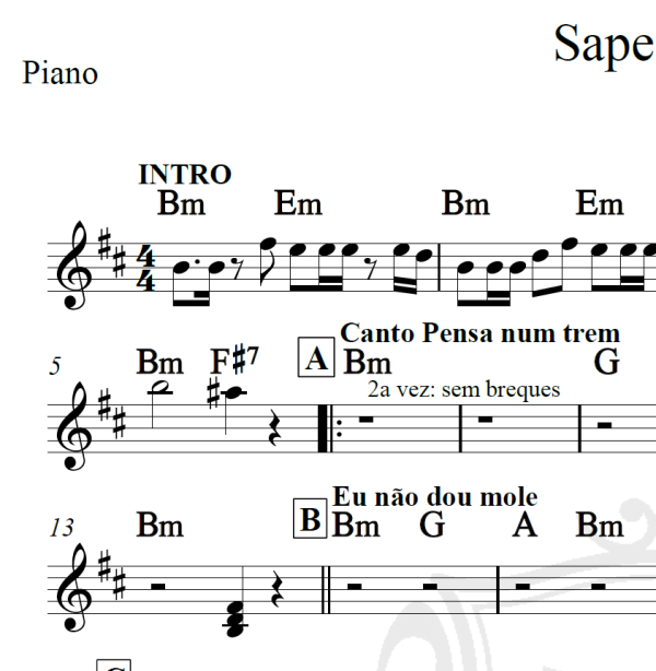 Sapequinha - Eduardo Costa - Cifra