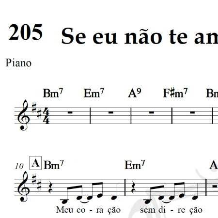 Se eu não te amasse tanto assim - Ivete Sangalo - Piano/Vocal