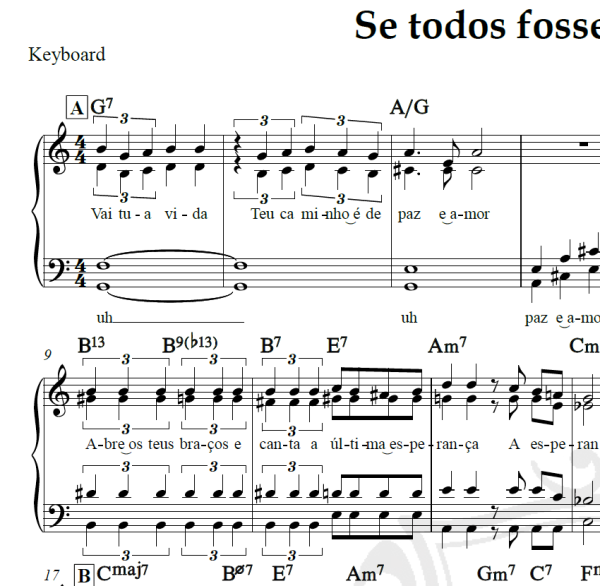 Se todos fossem iguais à você - Tom Jobim - Arranjo Coral