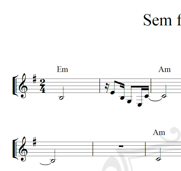 Sem fantasia - Chico Buarque - Piano
