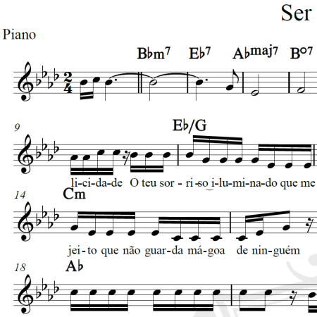 Ser humano - Zeca Pagaodinho - Piano/Vocal