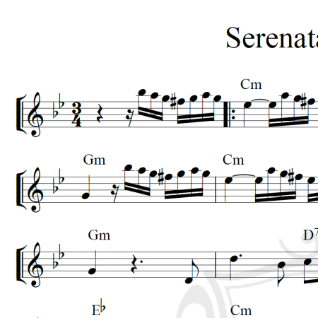 Serenata d''e rose - Piano