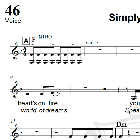 Simply the best - Tina Tuner - Piano/Vocal