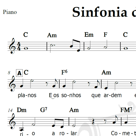 Sinfonia dos Sonhos - Marcus Vianna - Piano/Vocal