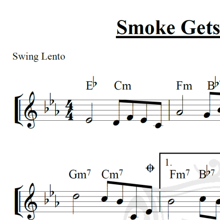 Smoke Gets in Your Eyes - The Platters - Piano