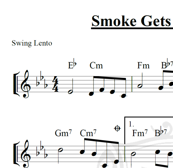 Smoke Gets in Your Eyes - The Platters - Piano