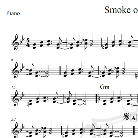 Smoke on the water - Deep Purple - Cifra
