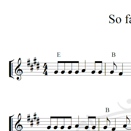 So far away - Dire Streets - Piano