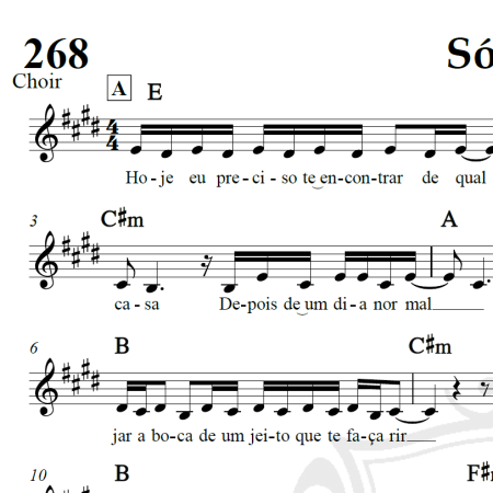 Só hoje - Jota Quest - Piano/Vocal