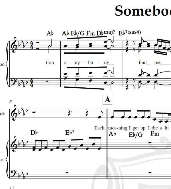Somebody to love - Queen - Arranjo Coral
