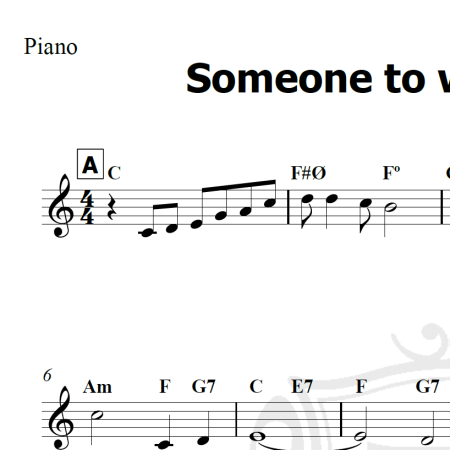 Someone to watch over me - Piano