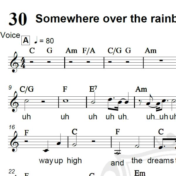 Somewhere over the rainbow/What a wonderful world - Israel Kamakawiwo Ole - Piano/Vocal