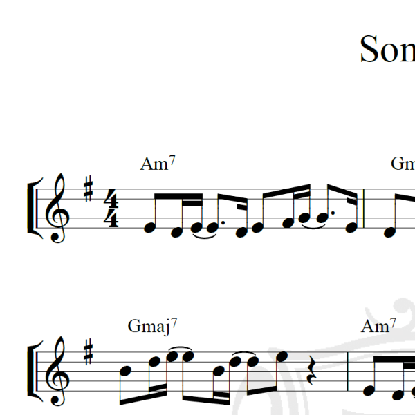 Songbird - Kenny G. - Piano